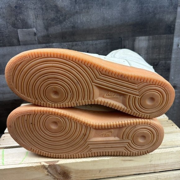 Men's Nike Air Force 1 High 07 LV8 Suede‎ Muslin/Gum Med Brown ~ US Size 12 - Picture 6 of 7